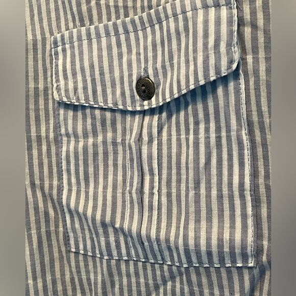 Free People Party in the Back Button Blouse Shirt size Small - Picture 3 of 9